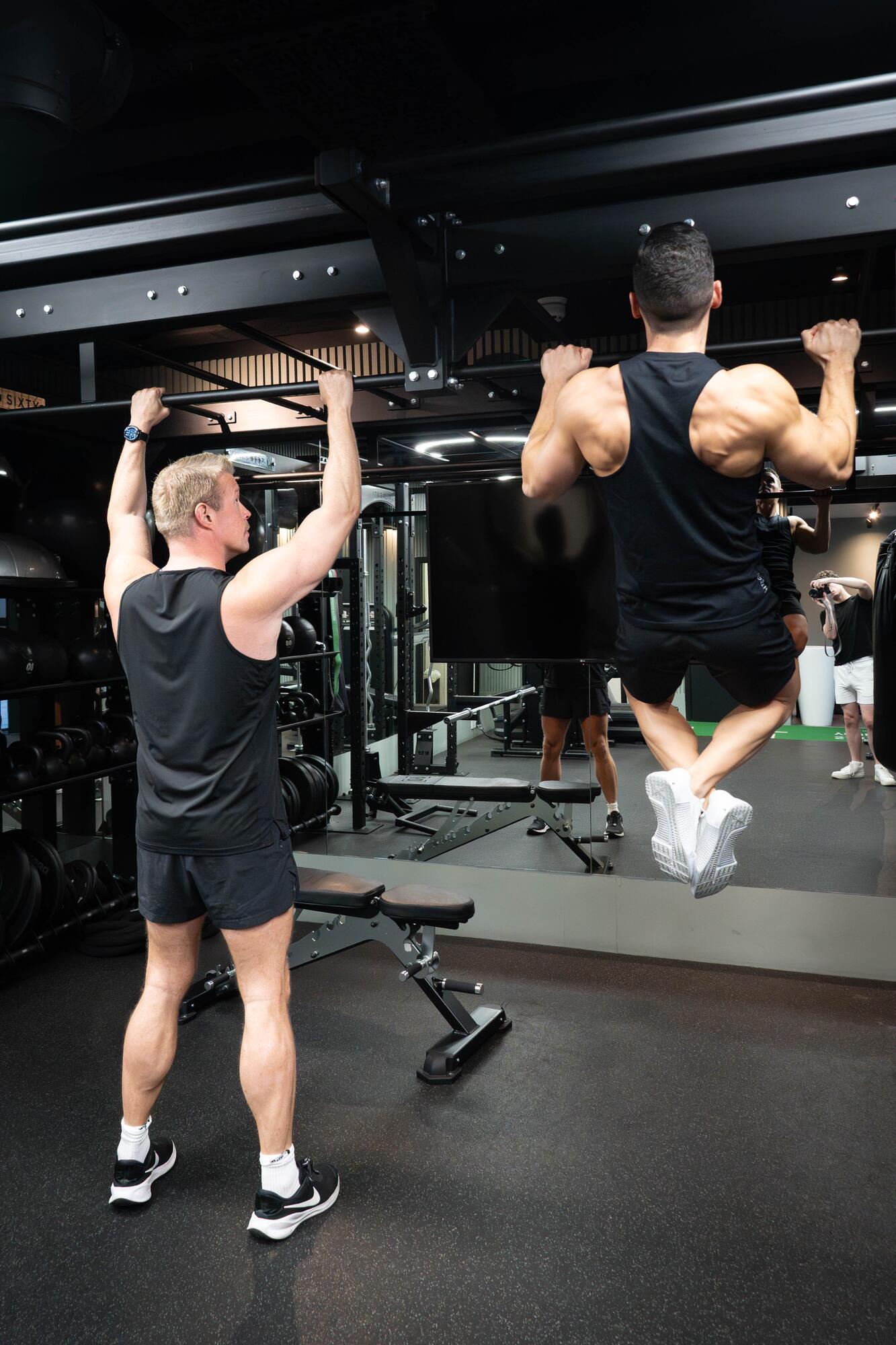 Client fitness journey with personal trainer Bishopsgate